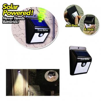 Ever Brite Motion Activated LED Solar Light Black - Miscellaneous Household  - Best Price in Pakistan - HitShop.pk
